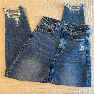 AE Stretch Highest Waist Mom Jean
